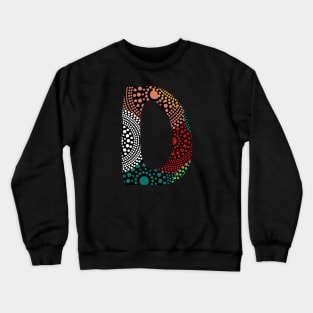 D Aboriginal letter Crewneck Sweatshirt